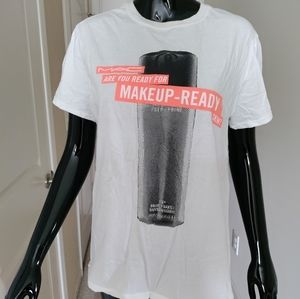 Mac Cosmetics Fix Plus Makeup Ready Tshirt Medium